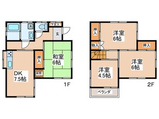 小作台３丁目戸建の物件間取画像